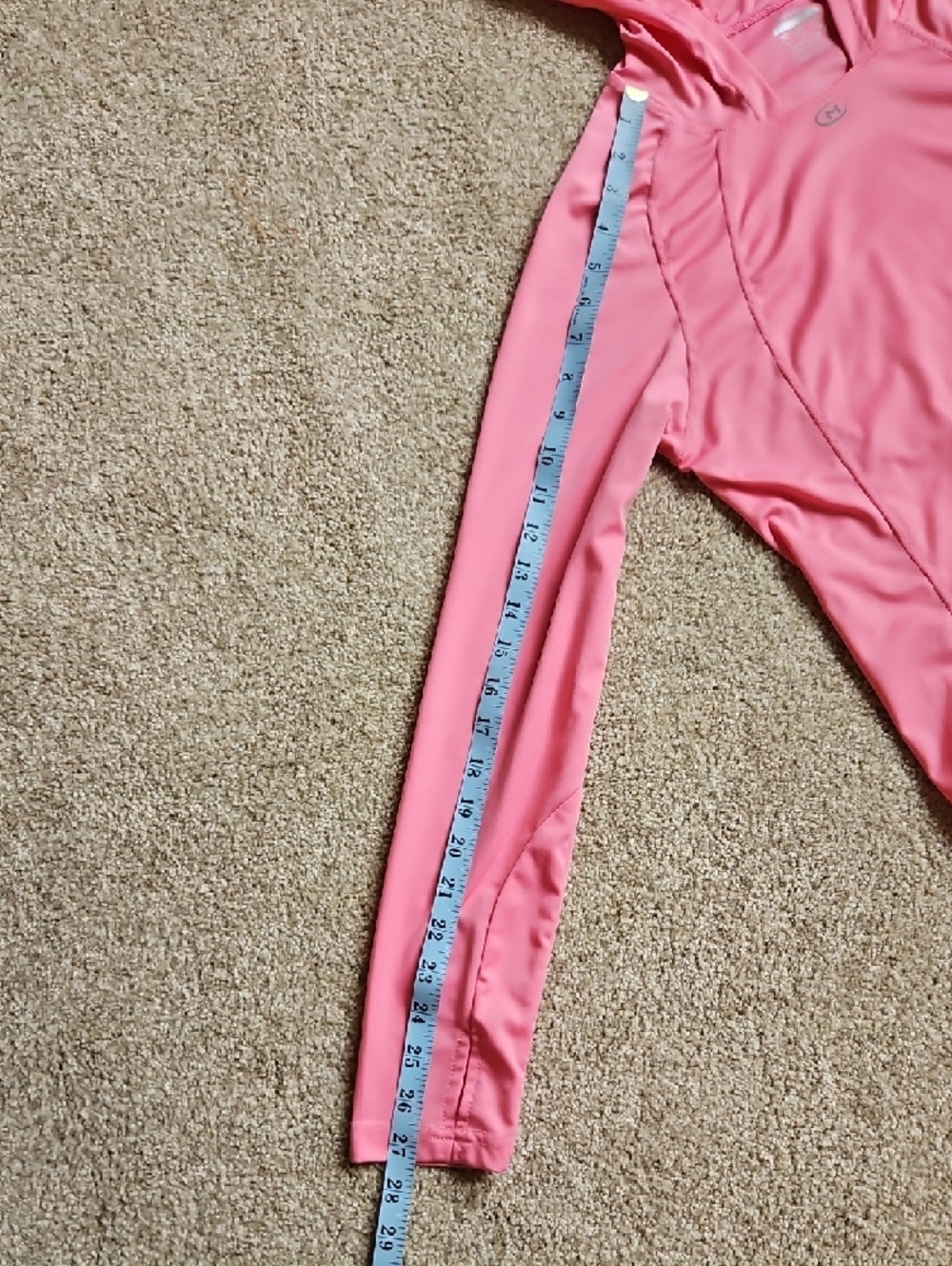 Maroaut Size M Women's Pink Hooded Performance Pullover - Picture 9 of 9